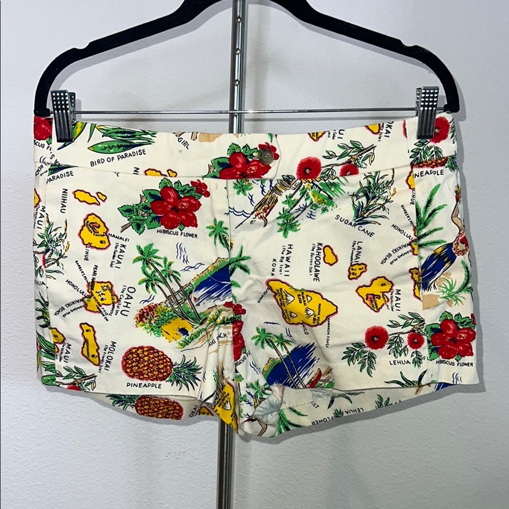 J. Crew Hawaiian Print Shorts